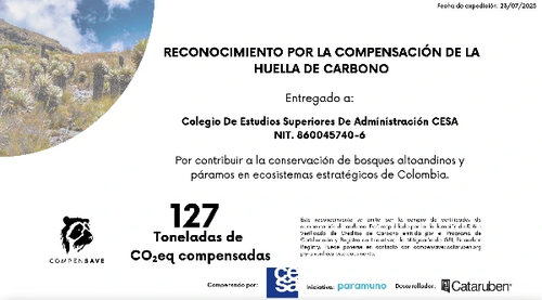 El CESA sigue el camino de compensar su huella de carbono