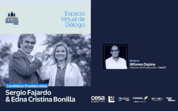 Video | Sergio Fajardo y Edna Bonilla proponen una “Colombia más educada” y con mayor liderazgo femenino